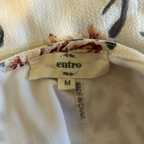 Entro BoHo Crisscross Dress l SIZE M - Picture 3 of 4